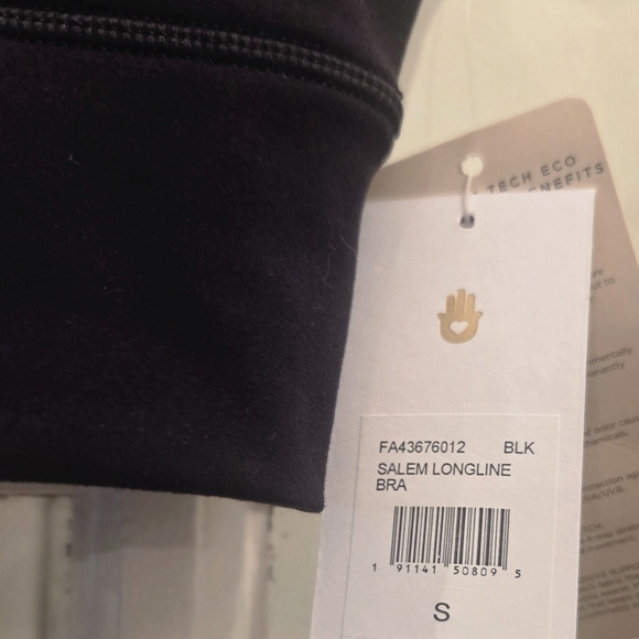 Spiritual Gangster "SOLD OUT COLOR!!" Salem Longline Sports Bra- In Black - Picture 2 of 7